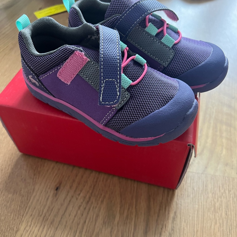 Kids Purple and Pink Shoes